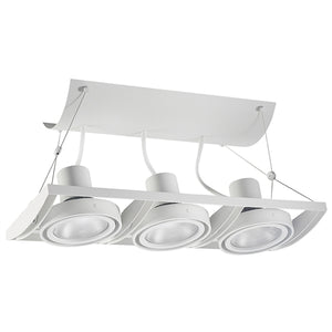 Juno Track Lighting XT30301WH AVIO Three Lamp - Line Voltage 35-75W PAR30 Unit, White Color