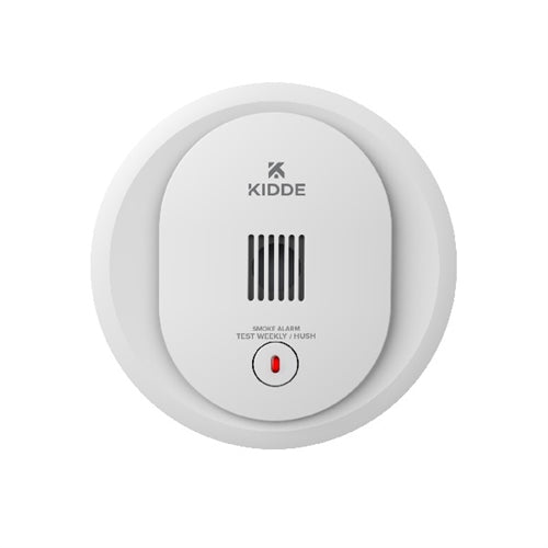 Kidde 10SDR Compact Battery Powered Smoke Detector with LED Warning Lights