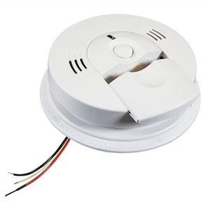 Kidde KN-COSM-IB (21006377N) (KN-COSM-IBA) AC Wire-In with Battery Back-Up Combination Carbon Monoxide & Smoke Alarm with Ionization Sensor (Upgraded to CUACFEX-V + 20-9003)