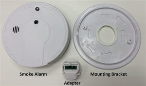 Kidde P12040-KA-F Replacement Kit to Replace Old Firex Photoelectric 120V AC Wire-in Smoke Alarm