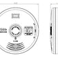 Kidde P3010H (21010069) Worry Free 10 Year Sealed Lithium Battery Operated Smoke Alarm for the Hallway with Bright LEDs provide lighted escape (Upgraded to SMAC10YFEX)