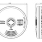 Kidde P3010L (21010064) Worry Free 10 Year Sealed Lithium Battery Operated Smoke Alarm for the Living Area with Hush Button