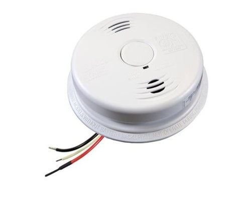 Kidde i12010SCO (21010408N) Worry Free 10 Year Sealed Lithium 120V AC Wire in with Battery Back up Combination Smoke and Carbon Monoxide CO Alarm (Upgraded to CUAC10YFEX-V + 20-9003)