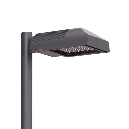 Kim 1A-ARA2-54L-750-5K7-3-SQ-UNV-DBS LED Area Light, Single Arm Mount, Large Archtype Fixture, 54 LEDs, 14000 Lumens, 5000K, 70 CRI, Type III Distribution, No Lens, 120-277V, Dark Bronze Gloss Smooth
