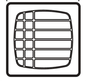 Kim Lighting 5090DL Directional Louver for Kim C54 Well Light