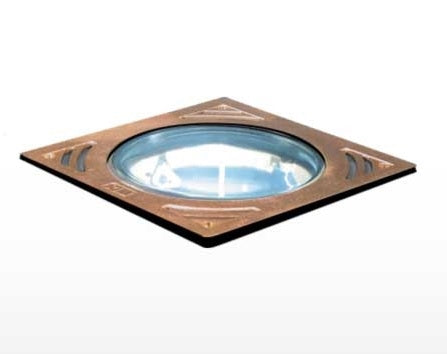 Kim Lighting 6360/SP/70PMH208 Cool-Lens Well Light, Spot Optic, 70W, Pulse Start Metal Halide, 208V, Cast Bronze Natural Finish