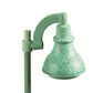 Kim Lighting BN167/9L4KUV/VG 120/277 Volt Die-Cast Brass LED Landscape Path Bell Light, 11.9W, 9 LEDs, 4000K, Verde Green Finish