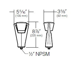 Kim Lighting BNL276NB 120V 10W LED Halogen Die-Cast Brass Landscape Light, Ravenna Lowlighter Style, Natural Brass Finish