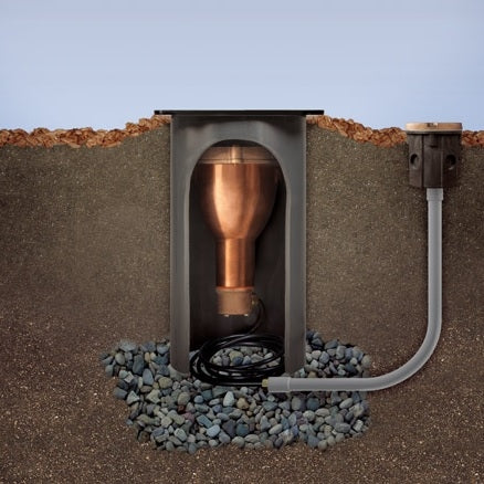 Kim Lighting C54S3/9L4KUV Well Light, 120 to 270V LED, Spot Optic, 350mA, 11W, 9 LEDs, 4200K, Spun Copper and Bronze Clamping Ring