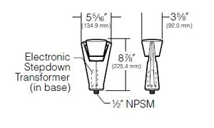 Kim Lighting EL270BL 120V 20W-50W MR16 Halogen Die-Cast Aluminum Landscape Light, Ravenna Lowlighter Style, Black Finish