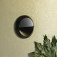 Kim Lighting EL810BL 50W T3/T4 120V Die-Cast Aluminum Round Landscape Step Light, Black Finish