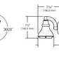 Kim Lighting KLV165VG 12 Volt Die-Cast Brass, 50W MR16 Halogen Landscape Path Bell Light, Verde Green Patina Finish