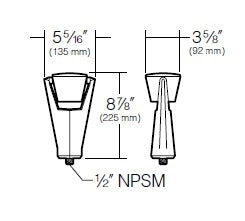 Kim Lighting KLV275NB 12V Low Voltage 20W-50W MR16 Halogen Die-Cast Brass Landscape Light, Ravenna Lowlighter Style, Natural Brass Finish