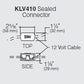 Kim Lighting KLV400BL Low Voltage Spear Mount, Die-Cast Aluminum with 1/2" NPSM Fixture Mount, Black Finish