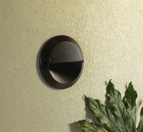 Kim Lighting KLV817/3L3K/DB LED 12V Die-Cast Aluminum Round Landscape Step Light, 5.3W, 3 LEDs, 3000K, Dark Bronze Finish