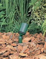 Kim Lighting KLVL202GR 12V Low Voltage 10W LED Halogen Directional Die-Cast Aluminum Landscape Light, Round Hood Style, Verde Green Finish