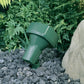 Kim Lighting KLVL206GR 12V Die-Cast Aluminum Landscape Light, Square Hood Style, 10W LED, Verde Green Finish