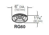 Kim Lighting LTV761/RG60 50W PAR20 Halogen 120 Volt Die-Cast Brass In Grade-Minivault Landscape Light, with Rock Guard Lens Ring, Natural Brass Finish