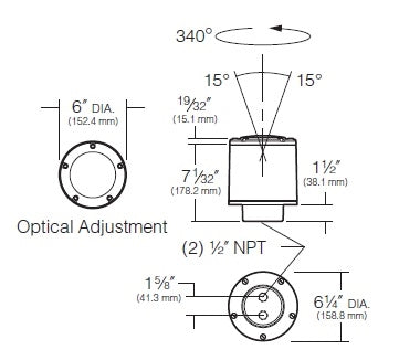 Kim Lighting LTV764/RG60 50W MR16 Halogen 120 Volt Die-Cast Brass In-Grade Minivault Landscape Light, with Rock Guard Lens Ring, Natural Brass Finish