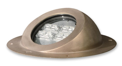 Kim Lighting LTV83EBNF5L5KUVPL Landscape In-Grade Light vault 8 Eye Ball, 7-15/16" Diameter, Narrow Flood Distribution, 5 LEDs, 5000K, Prismatic Lens