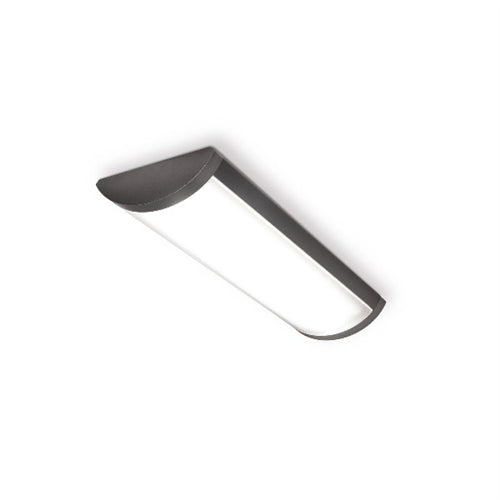 Kim PVNT-3-3-25-30K8-NDM-UNV-C-WHT-EM 3' Prevent Linear LED Light, 25W 4000 Lumens, 3000K, 80 CRI, No Banding, Non-Dimming, 120-277V, Captive Endcap, White Matte Textured, 10W Battery