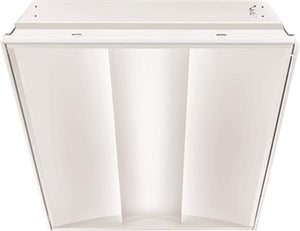 Lithonia 2ALL4 CTRF 60L GZ10 E7W LP850 2'x4' Center Filled LED Recessed Light, 6000 Lumens, 120-277V, Dims to 10%, 0-10V Dimming, 7W Emergency Battery Pack, 80 CRI, 5000K