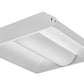 Lithonia 2AVL2 30LHE MDR GZ10 E10W LP830 2'x2' LED Recessed Troffer, 3000 Lumens, High Efficiency, Grid Trim, Static Air Function, Metal Diffuser Round Holes, 120-277V, Dims to 1%, 10W Emergency Battery Pack, 80 CRI, 3000K