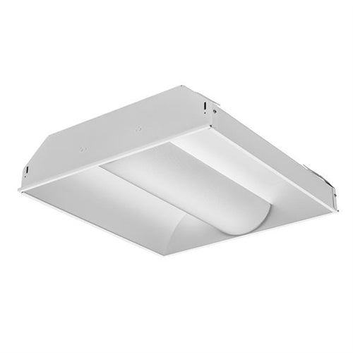 Lithonia 2AVL2 40LSE MDR GZ1 LP850 2'x2' LED Recessed Troffer, Grid Trim, Static, 4000 Standard Efficiency Lumens, Metal Diffuser, 120-277V, Dims to 1%, 80 CRI, 5000K
