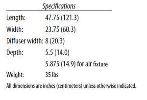 Lithonia 2AVL4 30LSE MDR GZ10 LP850 2'x4' LED Recessed Troffer, Grid Trim, 3000 Lumens, Standard Efficiency, Metal Diffuser Round Holes, 120-277V, Dims to 10%, 0-10V Dimming, 5000K