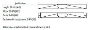 Lithonia 2BLT2 33L ADP LP835 2x2 LED Recessed Troffer 3241 Lumens 30 Watt 3500K