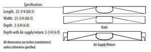 Lithonia 2BLT2 33L ADSM GZ10 LP935 2x2 LED Recessed Troffer, 3300 Lumens, Curved Smooth Diffuser, Dims to 10%, 90 CRI, 3500K