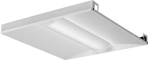 Lithonia 2BLT2 40L ADSM GZ10 LP840 2'x2' LED Recessed Troffer, 4000 Lumens, Curved Smooth Diffuser, 0-10V Dimming to 10%, 82 CRI, 4000K Color Temperature