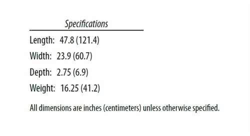 Lithonia 2BLT4R 48L ADP EZ1 LP835 2'x4' LED Troffer Retrofit for Fluorescent Fixtures, 4800 Lumens, Curved Linear Prisms Diffuser, 120-277V, eldoLED Dims to 1%, 82 CRI, 3500K