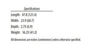 Lithonia 2BLT4R 48L ADP EZ1 LP835 2'x4' LED Troffer Retrofit for Fluorescent Fixtures, 4800 Lumens, Curved Linear Prisms Diffuser, 120-277V, eldoLED Dims to 1%, 82 CRI, 3500K