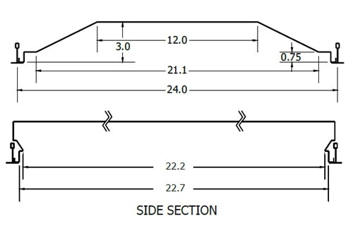 Lithonia 2BLT2R 33L ADP LP840 2x2 LED Troffer Retrofit for Fluorescent Fixtures 3300 Lumens 30 Watt 4000K