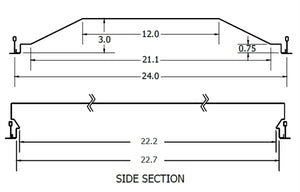Lithonia 2BLT2R 33L ADP LP840 2x2 LED Troffer Retrofit for Fluorescent Fixtures 3300 Lumens 30 Watt 4000K