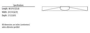 Lithonia 2BLTX4 30L ADP GZ10 E10W LP840 2'x4' Surface Mount LED Light, 3000 Lumens, Curved Linear Prisms Diffuser, 0-10V Dims to 10%, 82 CRI, 4000K, 10W Emergency Battery Pack