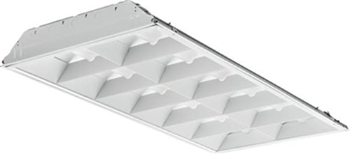 Lithonia 2ESL4 48L MVOLT EZ1 LP835 2'x4' Louvered LED Troffer, 4800 Lumens, 120-277V, eldoLED Dims to 1%, 0-10V Dimming, 82 Cri, 3500K, no nLight