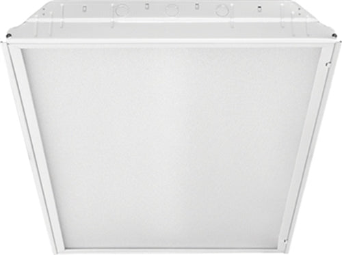 Lithonia 2GTL 2 40L FW A12125 EZ1 LP830 2'x2' LED Recessed Troffer, 4000 Lumens, Flush White Aluminum Door, 0.0125" Frosted Acrylic Lens, 120-277V, eldo Dims to 1%, 3000K