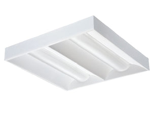 Lithonia 2RTL2 20L GZ10 LP840 2' x 2' LED Recessed Volumetric Light, No Air Function, 2000 Lumens, Dims to 10%