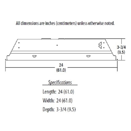 Lithonia 2TL2 40L FW SWL EZ1 LP850 2x2 LED Recessed Troffer 4000 Lumens 35 Watt
