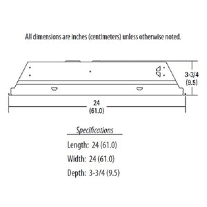 Lithonia 2TL2 40L FW SWL EZ1 LP850 2x2 LED Recessed Troffer 4000 Lumens 35 Watt
