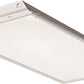 Lithonia 2TL4 48L FW A19 EZ1 LP8304800 Lumens, Flush Aluminum White Door, #19 Pattern Acrylic Lens, eldoLED Dims to 1%, 3000K Color Temperature