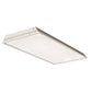 Lithonia 2TL4 48L FW A19 EZ1 LP8354800 Lumens, Flush Aluminum White Door, #19 Pattern Acrylic Lens, eldoLED Dims to 1%, 3500K Color Temperature