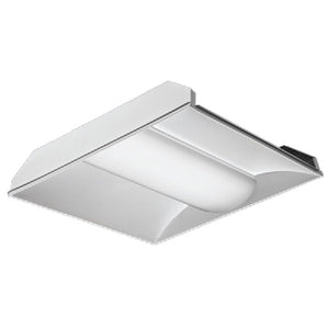 Lithonia 2VTL2 40L ADP GZ10 LP840 2'x2' Volumetric LED Recessed Troffer, 4000 Lumens, Curved Linear Prism Diffuser, 120-277V, Dims to 10%, 80 CRI, 4000K