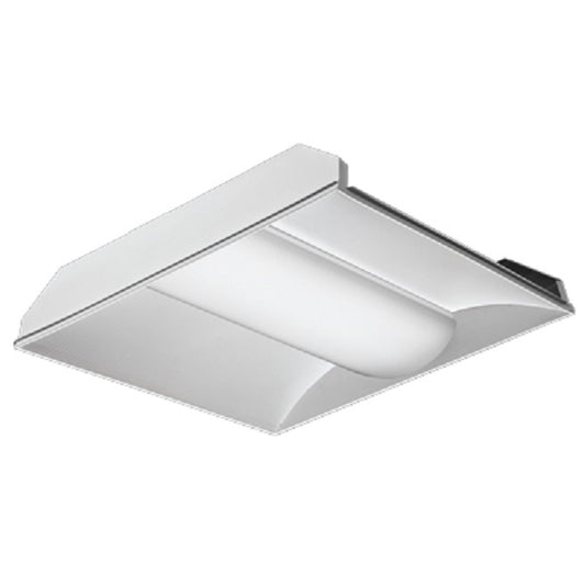 Lithonia 2VTL2 40L ADP GZ10 LP840 2'x2' Volumetric LED Recessed Troffer, 4000 Lumens, Curved Linear Prism Diffuser, 120-277V, Dims to 10%, 80 CRI, 4000K