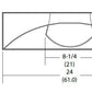 Lithonia 2VTL2 40L ADP GZ10 LP840 2'x2' Volumetric LED Recessed Troffer, 4000 Lumens, Curved Linear Prism Diffuser, 120-277V, Dims to 10%, 80 CRI, 4000K