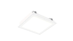 Lithonia 2WRTL G L48 5000LM IAW AFL MD MVOLT EZ1 35K 80CRI WH 2' Wide LED Wet Location Troffer, Grid Trim, 48" Length, 5000 Lumens, Inset Aluminum, Medium Dist, 120-277V, eldoLED 0-10V, 3500K, 80 CRI, White