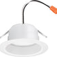 Lithonia 4BEMW SWW5 90CRI M6 Downlight 4" LED Retrofit Baffle Trim 2700K, 3000K, 3500K, 4000K or 5000K, 90 CRI, 700 Lumens, White Finish