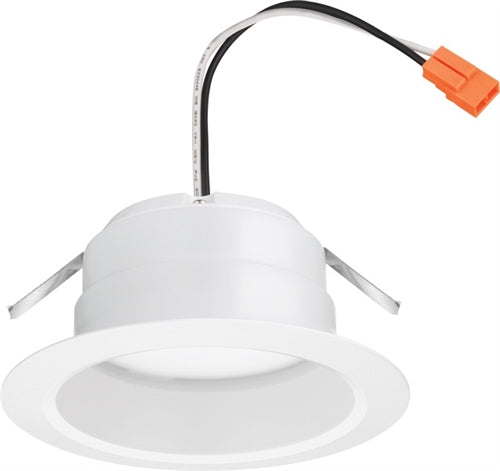 Lithonia 4BEMW SWW5 90CRI M6 Downlight 4" LED Retrofit Baffle Trim 2700K, 3000K, 3500K, 4000K or 5000K, 90 CRI, 700 Lumens, White Finish